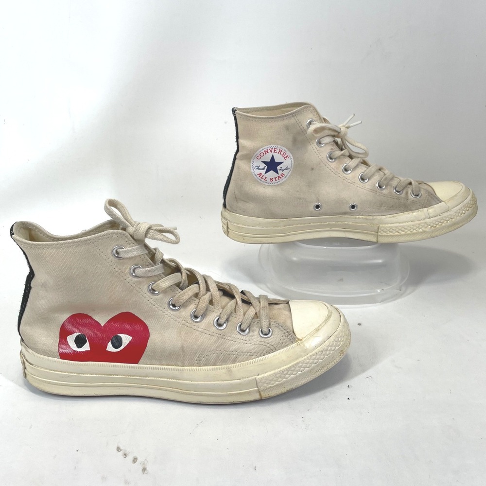 Converse x Comme des Garcons CDG PLAY Chuck 70 High Top Men 8 Women 10 150205C